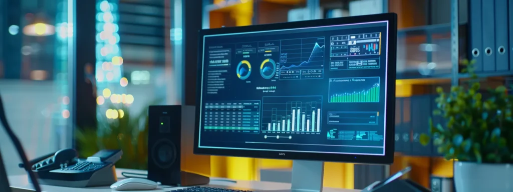 a sleek, modern interface of an seo ai software displayed on a vibrant computer screen, showcasing intuitive design features and editing tools that highlight user-friendliness and efficiency in digital marketing.